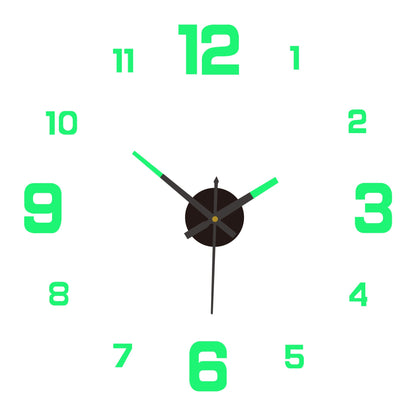 🥳2026热销款🥳⏰3D DIY夜光亚克力挂钟套装