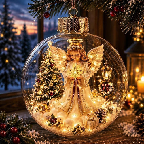 Glowing Christmas Diorama Ornament