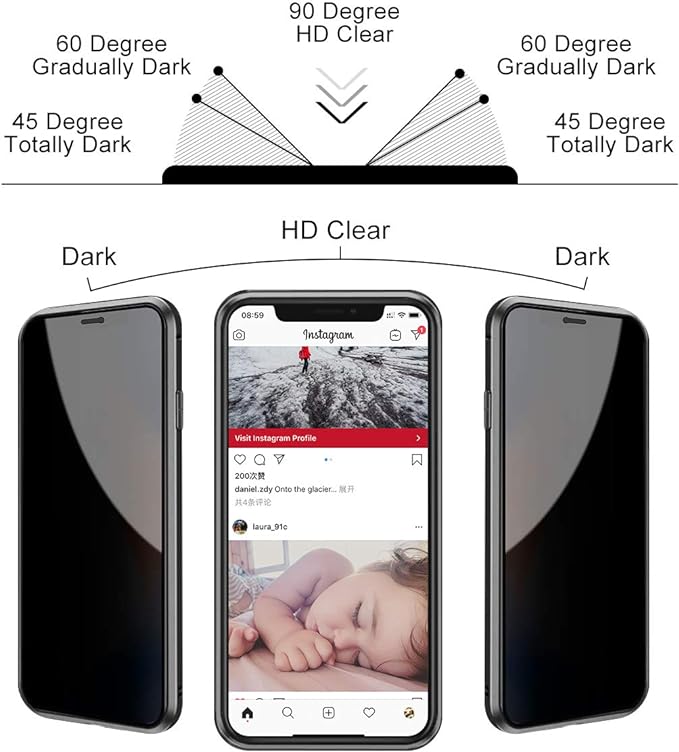 📱适配 iPhone 磁吸防窥壳