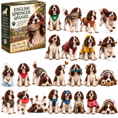 🎁 英国史宾格犬的 24 天圣诞倒计时 —— 24 个可爱惊喜，一个难忘的圣诞节 ❤️