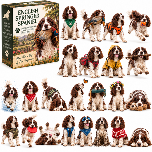🎁 英国史宾格犬的 24 天圣诞倒计时 —— 24 个可爱惊喜，一个难忘的圣诞节 ❤️
