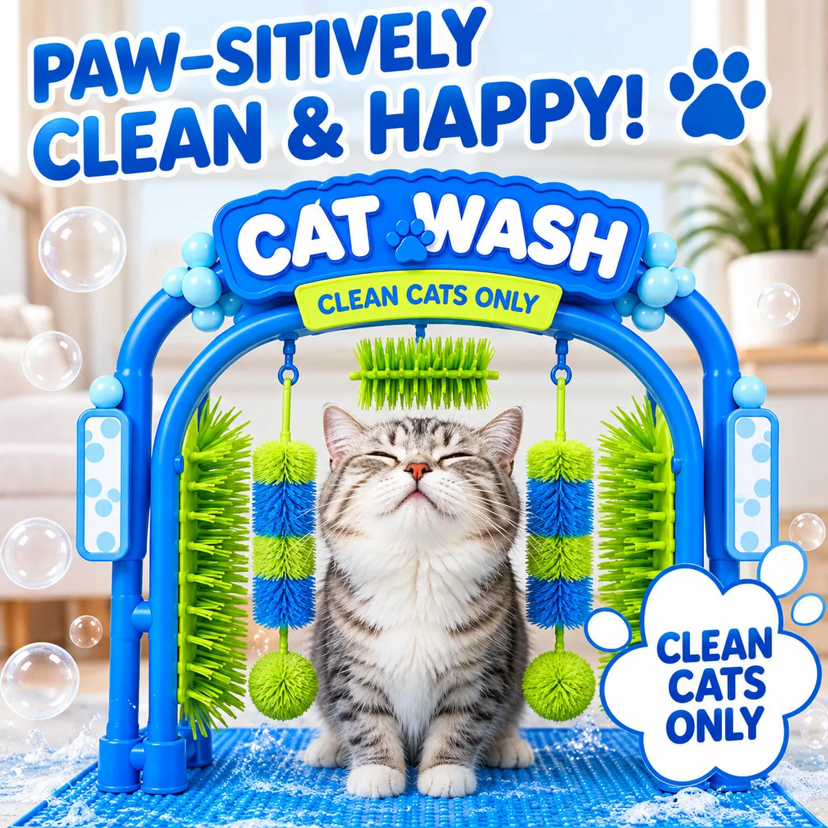 🐱 猫咪自助理毛与游戏站