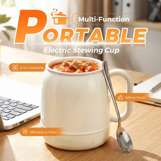 🍲 Multi-Function Portable Electric Stew Pot – Compact Cooker for Meals, Soup & More ⚡