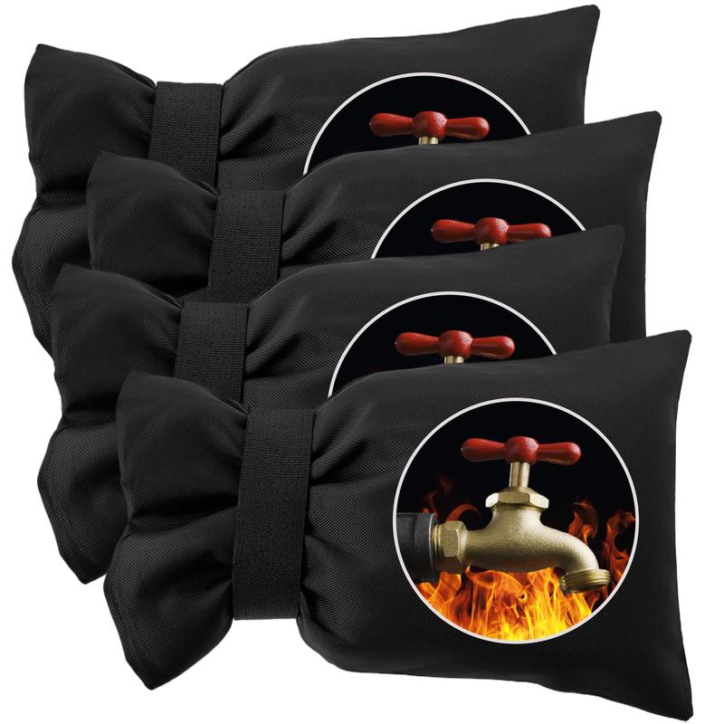 4 Pack Outdoor Faucet Covers for Winter Freeze Protection