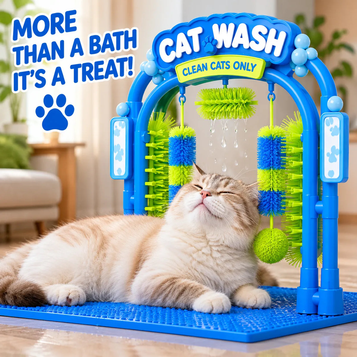 🐱 猫咪自助理毛与游戏站