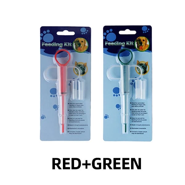 💉 二合一宠物喂药器——适用于药片和液体药物 🐾