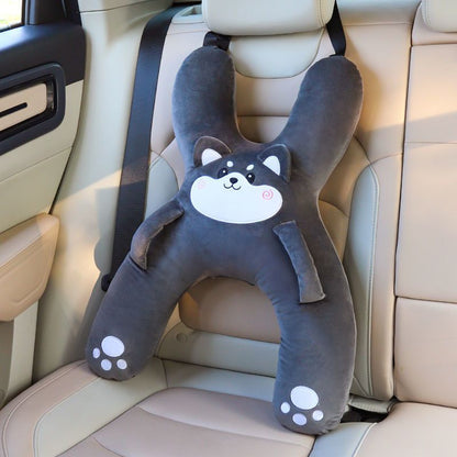 🚗 限时五折优惠 — 儿童汽车旅行助眠支撑枕