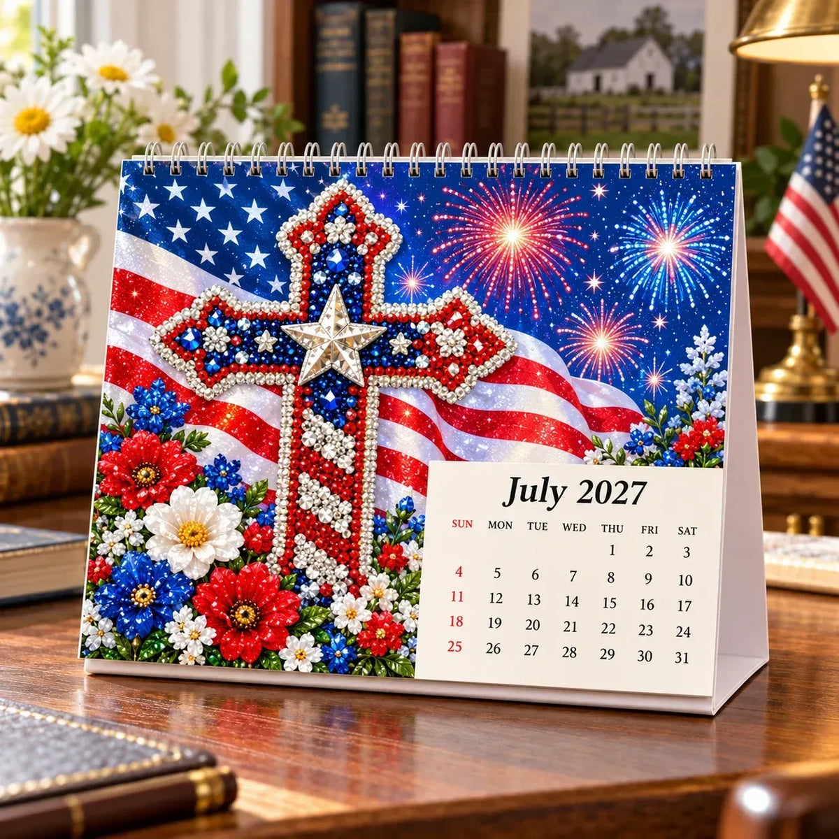 ✝️💎2027 Faith & Blessings DIY Diamond Art Calendar Kit(📦Buy 2 Free Shipping)