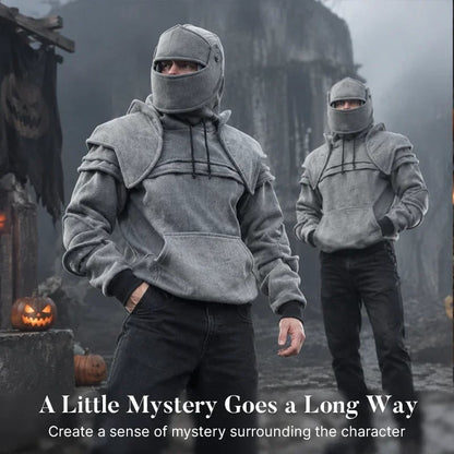 ⚔️Knight Cosplay Hoodie – Medieval Fantasy Streetwear Pullover!