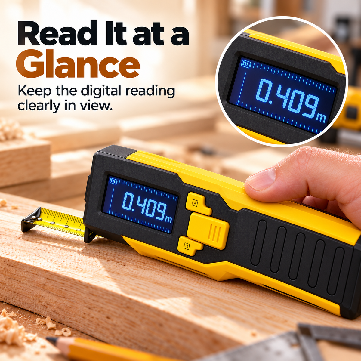 VOOTIK Digital Tape Measure / Laser Tape Measure