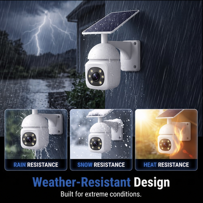 ⏰Sale 49% OFF - Solar-Powered Simulated Surveillance Camera Street Light