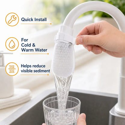 🚰 棉质水龙头过滤袋——过滤沉淀物，防止水花飞溅