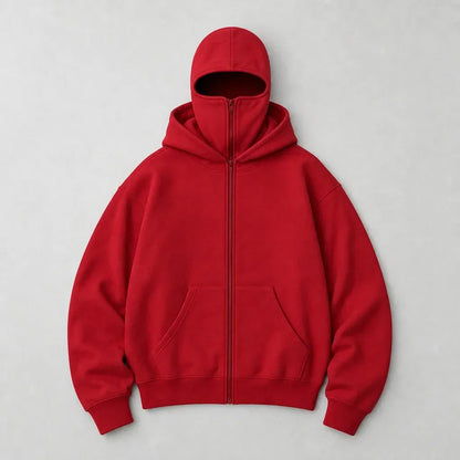 ANTI SOCIAL BALACLAVA ZIP-UP HOODIE