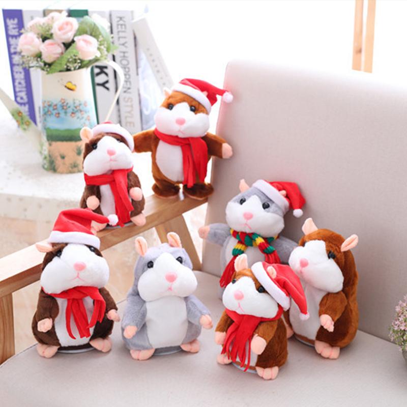 🐹🎁现享50%折扣！会说话的仓鼠毛绒玩具——能模仿你说话，自动摇头互动毛绒玩偶，逗趣益智玩具，适合儿童与派对娱乐