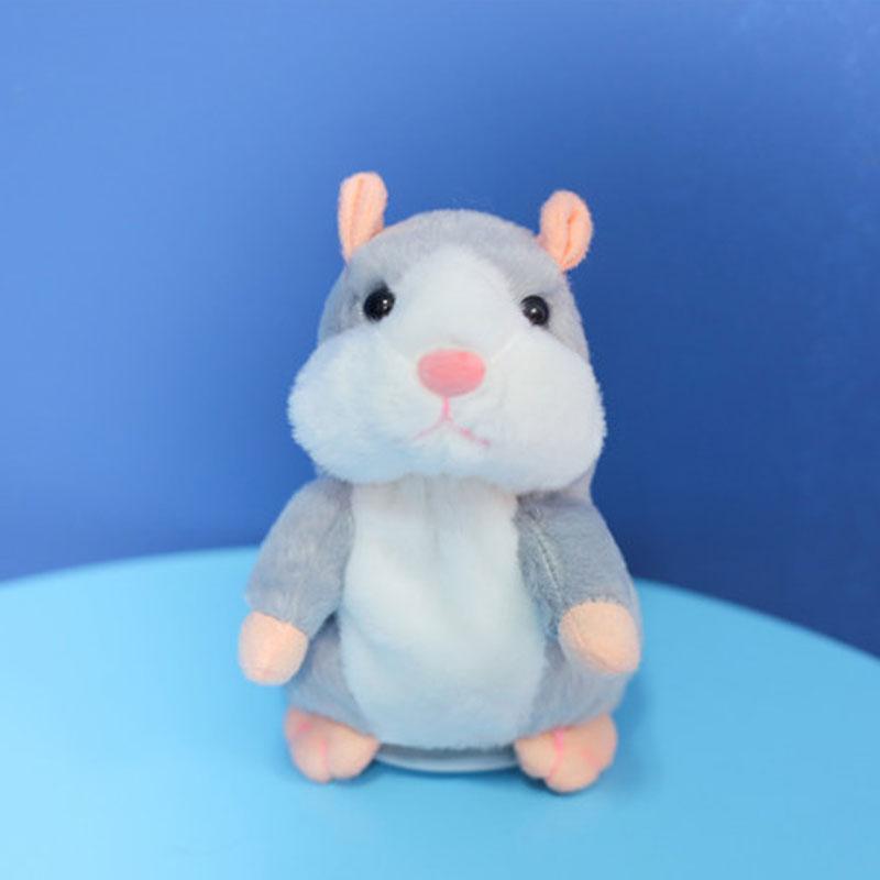 🐹🎁现享50%折扣！会说话的仓鼠毛绒玩具——能模仿你说话，自动摇头互动毛绒玩偶，逗趣益智玩具，适合儿童与派对娱乐