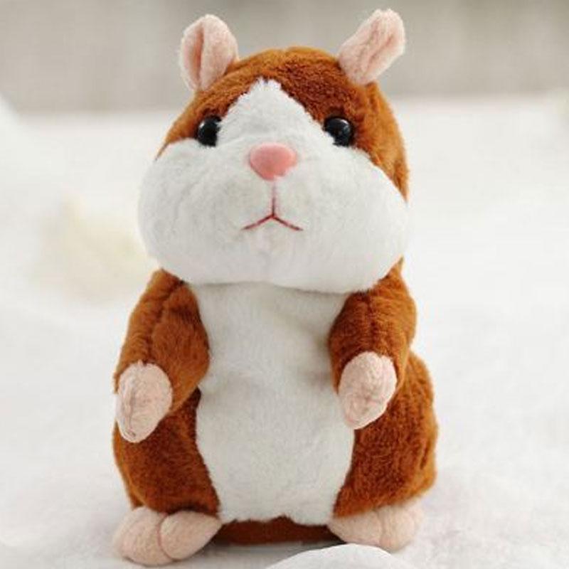 🐹🎁现享50%折扣！会说话的仓鼠毛绒玩具——能模仿你说话，自动摇头互动毛绒玩偶，逗趣益智玩具，适合儿童与派对娱乐
