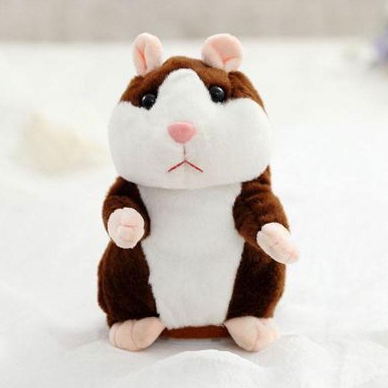 🐹🎁现享50%折扣！会说话的仓鼠毛绒玩具——能模仿你说话，自动摇头互动毛绒玩偶，逗趣益智玩具，适合儿童与派对娱乐