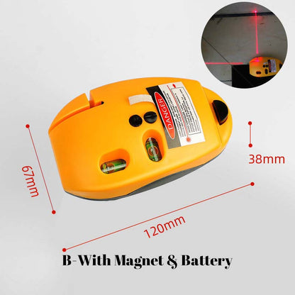 🔧 90° 激光直角仪 – 用于瓷砖、地板铺设及 DIY 的双线精密标线工具