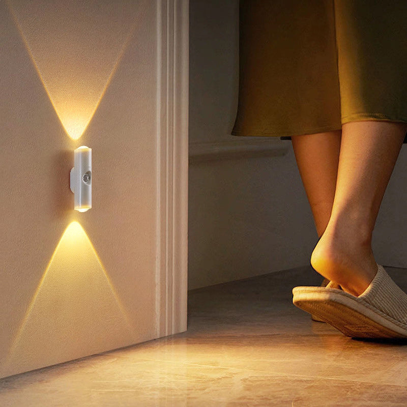 🔥🔥Buy 1, Get 1 Free: Smart LED Motion-Sensor Night Light – Dimmable, RGB Color-Changing Wall Light, USB-Rechargeable Magnetic Ambient Light