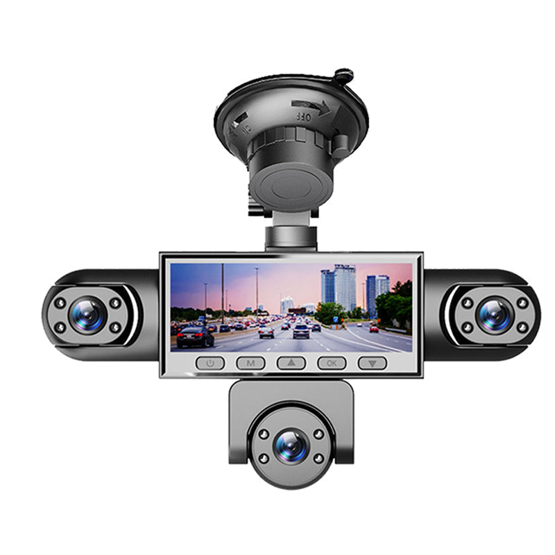🥳2026爆款热销🥳💞已售5万+！🚗📹 5折优惠！5镜头全景行车记录仪——覆盖前、侧、后及车内，零死角。1080P夜视与移动侦测——全方位守护您的爱车！🛡️✨