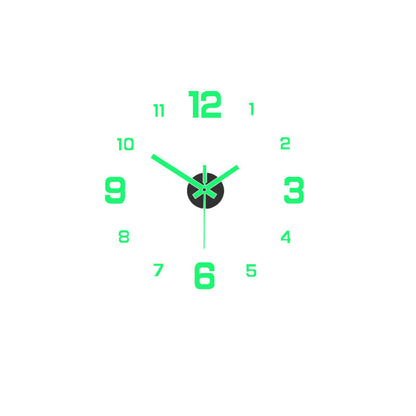 🥳2026热销款🥳⏰3D DIY夜光亚克力挂钟套装