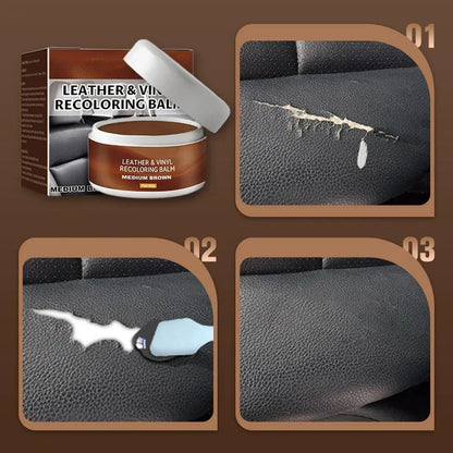 Leather Repair Paste – Fills scratches & scuffs, restores texture.👞