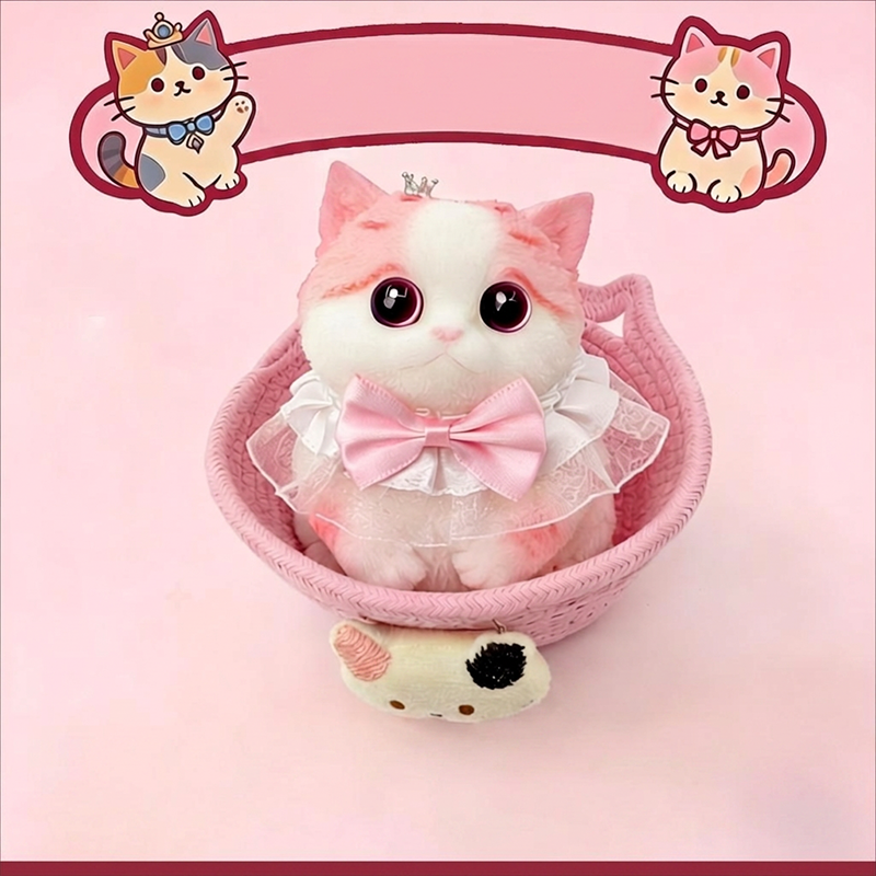 Squishy Cat Plush Toy – Soft Slow-Rebound Stress Relief Companion