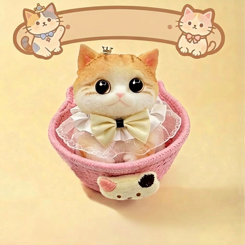 Squishy Cat Plush Toy – Soft Slow-Rebound Stress Relief Companion