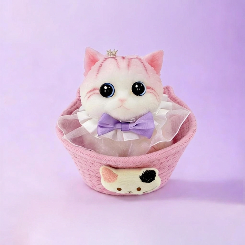 Squishy Cat Plush Toy – Soft Slow-Rebound Stress Relief Companion