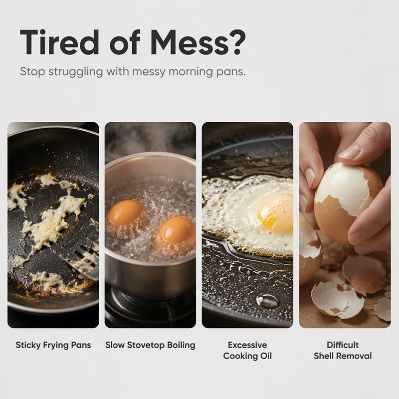 🍳 双蛋微波炉煮蛋器 —— 专为繁忙早晨打造的快速早餐神器