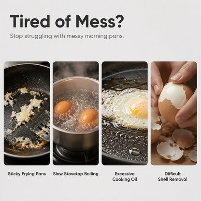 🍳 双蛋微波炉煮蛋器 —— 专为繁忙早晨打造的快速早餐神器