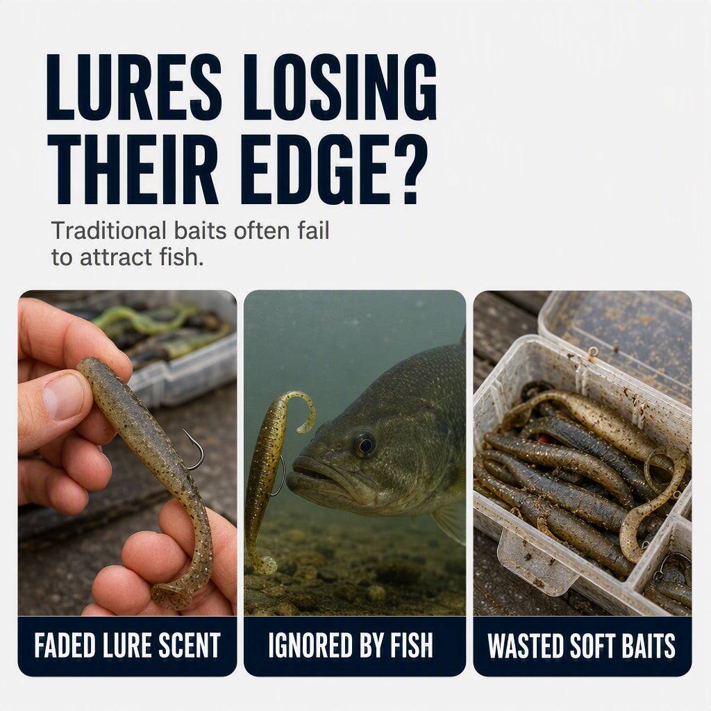 🎣 软饵增香喷雾—60毫升高浓度钓饵增效剂，便携速效诱鱼喷雾，适用于淡水和海水软饵