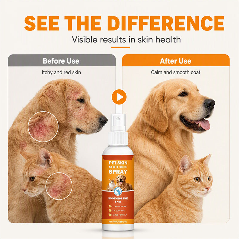 🐾 犬猫皮肤与毛发舒缓喷雾