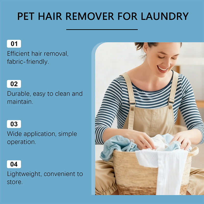 🐾 可重复使用宠物毛发洗衣球 – 去除毛发且不伤衣物