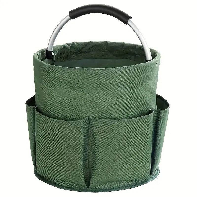 🌳 Foldable Storage Basket with Pockets – 50% OFF! Premium fabric, easy collapse design, 28x28cm – organise garden tools, snacks & essentials. 🌟