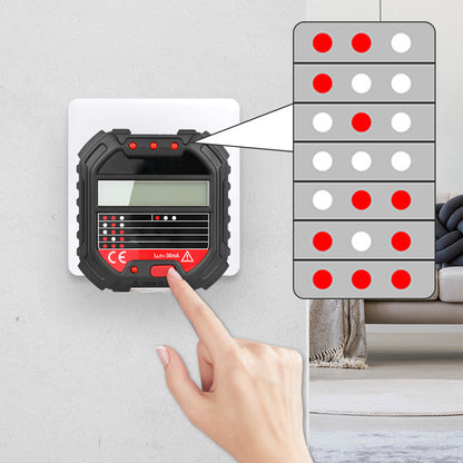 ⚡ Digital Socket Tester - Smart AC Voltage & Leakage Detector