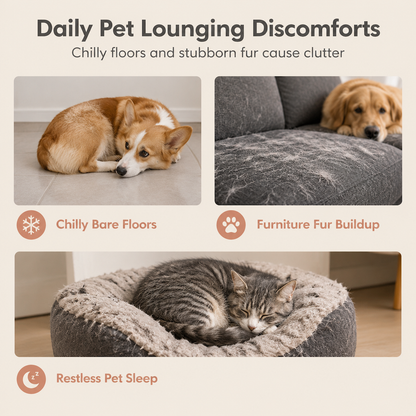 Soft Plush Double Layer Pet Blanket for Dogs and Cats